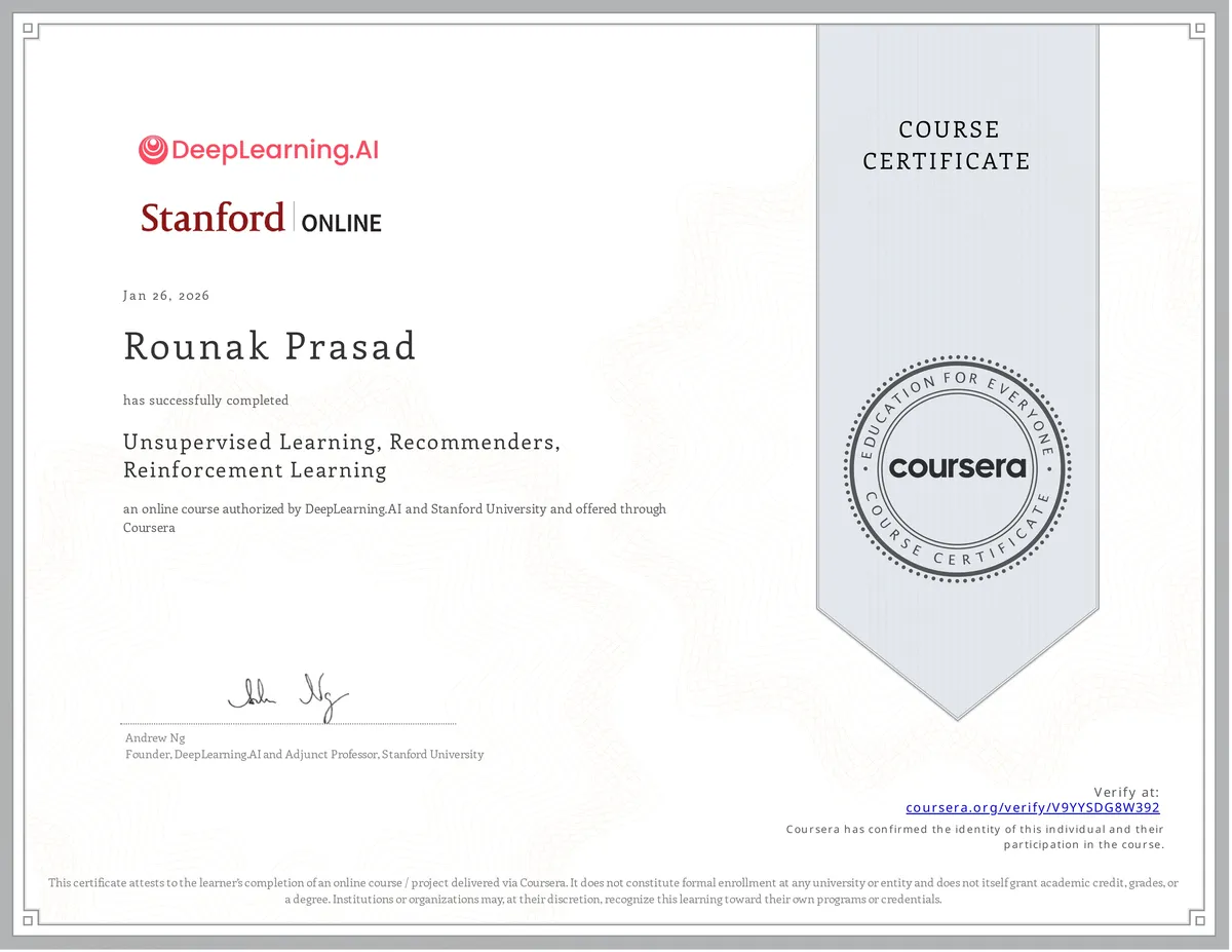 Unsupervised Learning